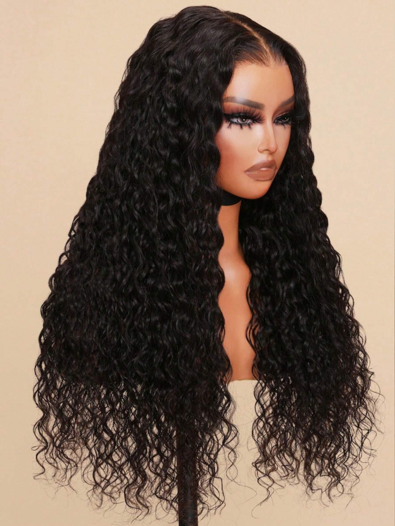 Knotless 7x5 Inch Pre Cut Lace Invisible Knots Wig 100% Human Hair Pre Plucked Wear Go Glueless Wig Water Wave Lace Front Wig For Women