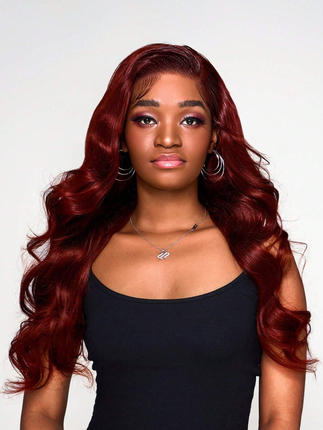 Knotless Reddish Brown 7X5 Lace Front Closure Wigs Pre Plucked Pre Cut Pre Bleached Invisible Knots Body Wave 100% Human Hair Wigs Ready To Wear Go Glueless Wig