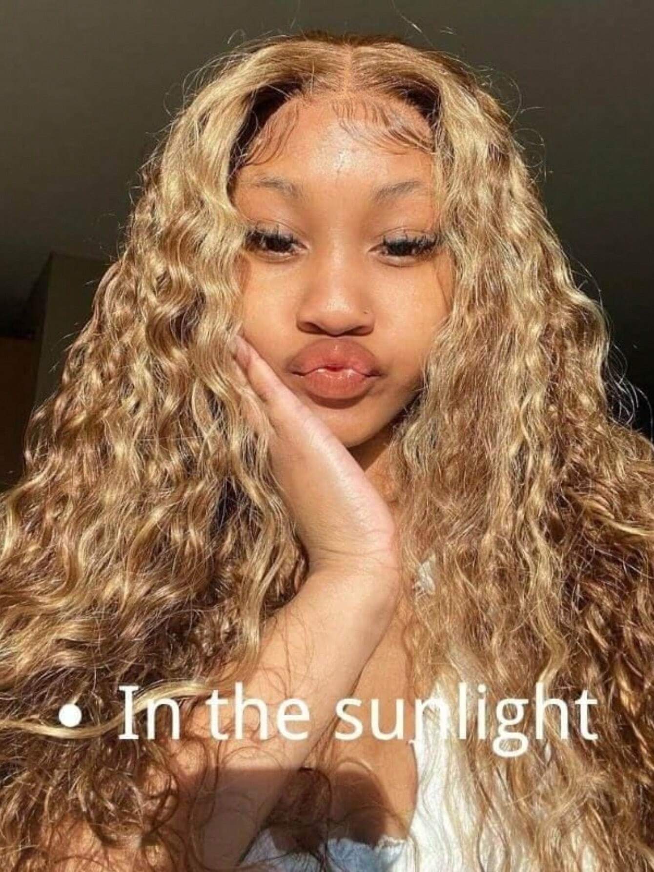 13x4 Lace Frontal Honey Blonde Highlights Pre-Everything Wig Pre Cut Lace Wig Human Hair Lace Front Wig For Women